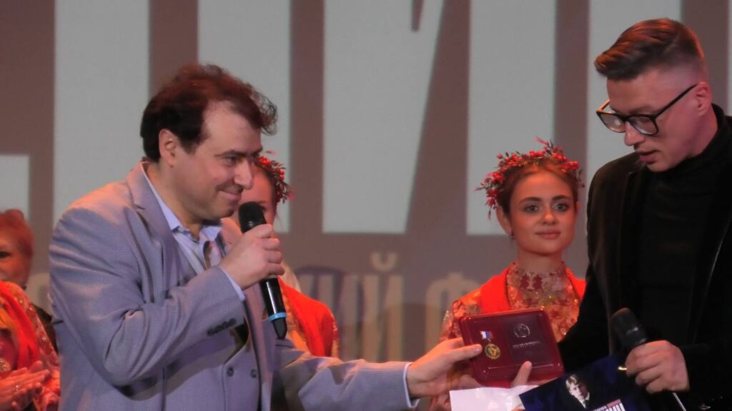 Дмитрий Нестеров. Вручение медали "За вклад в культуру России"